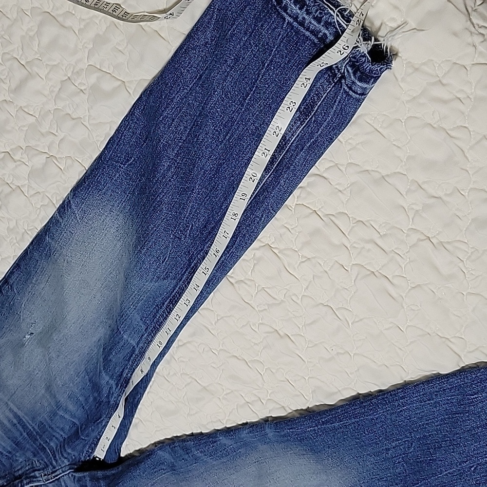 Lucky Brand Jeans Womans Size 0/25 Blue Sienna Slim Boyfriend Denim flex - Picture 16 of 17